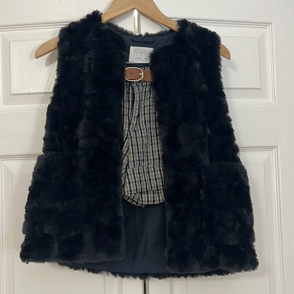 Zara fur vest - Picture 5 of 12